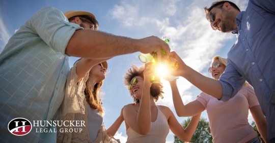 spring break party drinking