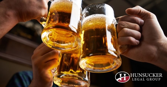 people drinking beers